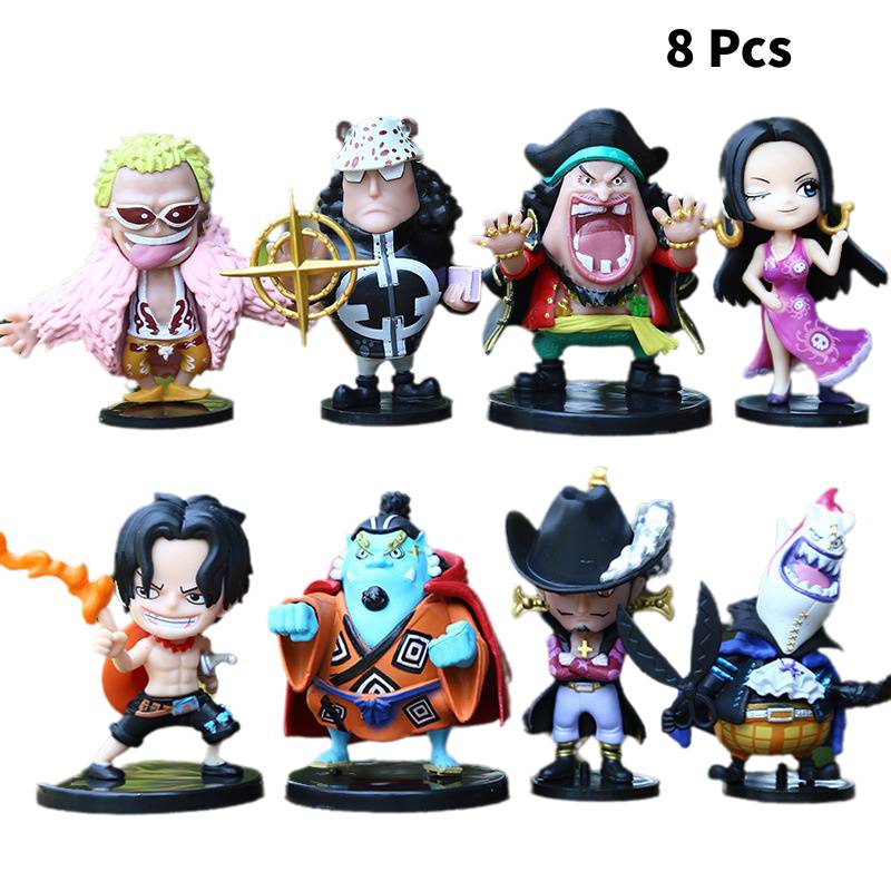 

One Figurine Piece Pvc Model Toy Doll 8 Pcs Collectible Desktop Display Decor