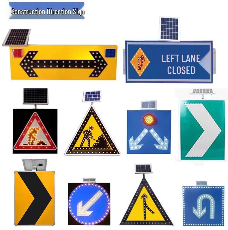 Solar-Powered Durable Warning Cone: Energy-Saving, Night Vision Strobe Light for Road and Construction Safety.