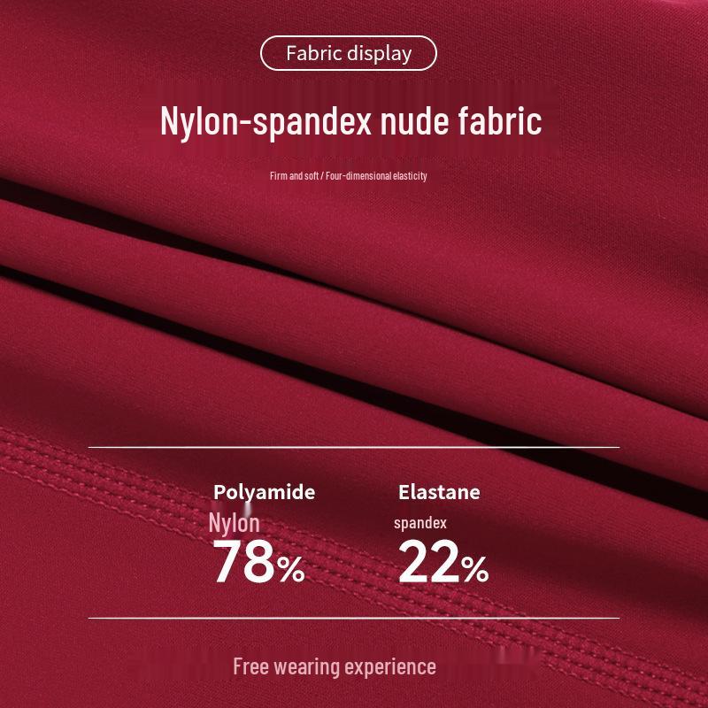 Women's Nude Feeling Yoga Set: High-Waist, Hollow-Back, Tummy Wrap, Tight-Fit for Running and Fitness