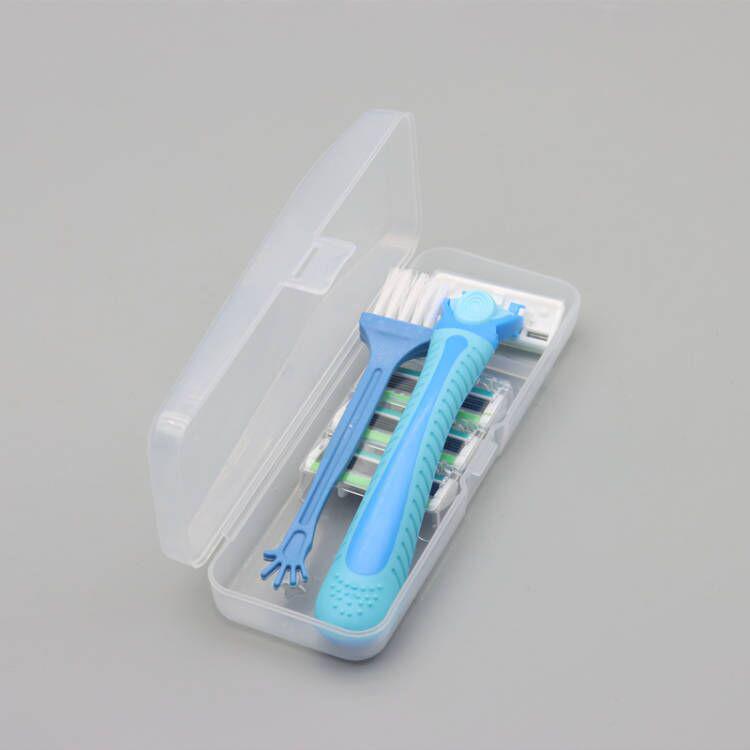 6-Layer Stainless Steel Manual Razor for Hair Removal - Perfect for Armpit and Leg Shaving