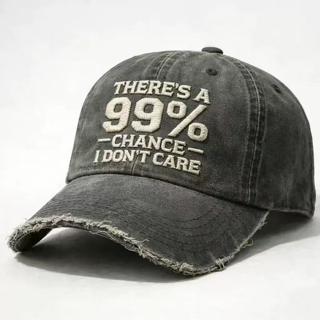 Embroidered baseball cap 99% men's and women's peaked cap Outdoor sports visor hat