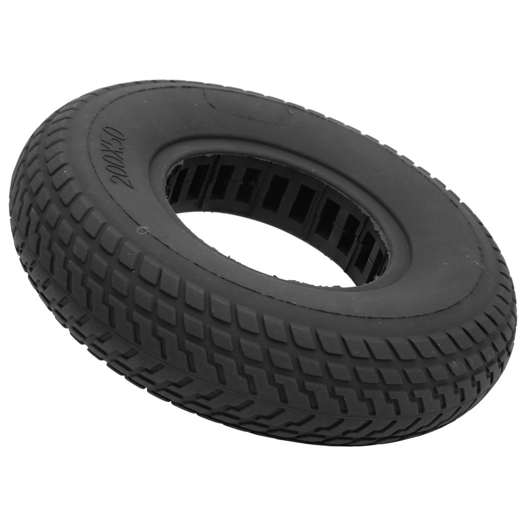 200x50mm ExplosionProof Solid Tyre Rubber Tire Hollow Out Damping for Electric Scooter
