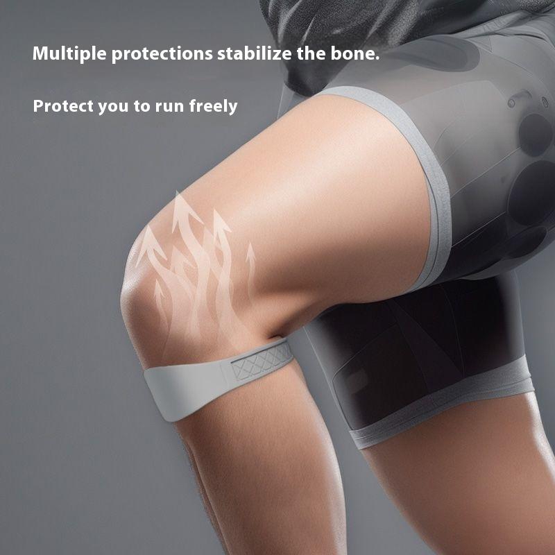 2Pcs Silicone Patella Tendon Knee Straps Support Care Strap Fixed Protection Flexible Sports Band Patellar Strape Brace Shock