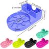 Silicone Tumbler Dry Rack Non-Slip Tumbler Drying Station Sports Bottle Drainer Stand for Stanley 30/40oz Cup Lid Straw