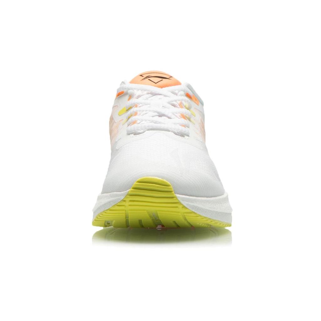 Li Ning Yue Ying Shock Absorbing Non Slip Wear Resistant Lightweight Low Top Running Shoes Men sneaker White Orange ARHR127-1
