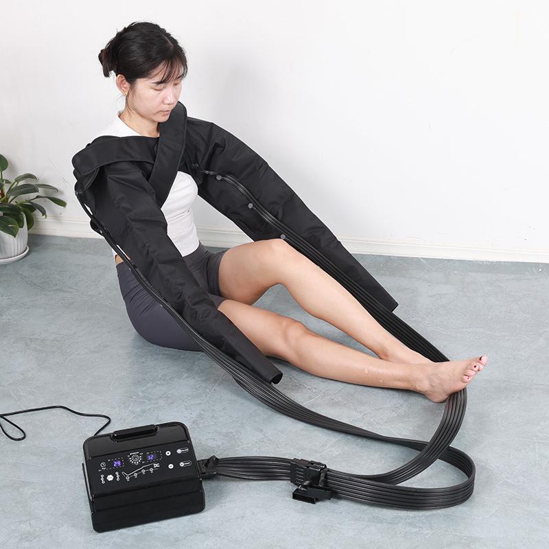 Pneumatic Six-Chamber Leg Massager with Air Wave Therapy