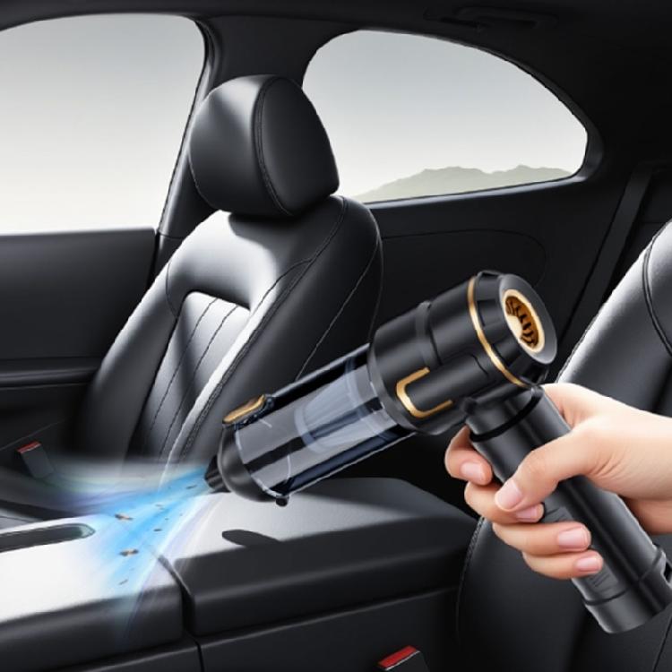 Multifunctional Car Vacuum Cleaner Featuring Removable Battery For Emergency Use High Suction And Easy Type C Charging
