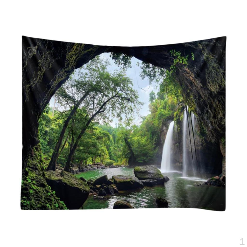 2 Style Scenery Tapestry Wall Hanging Art for Living Room Bedroom Decor