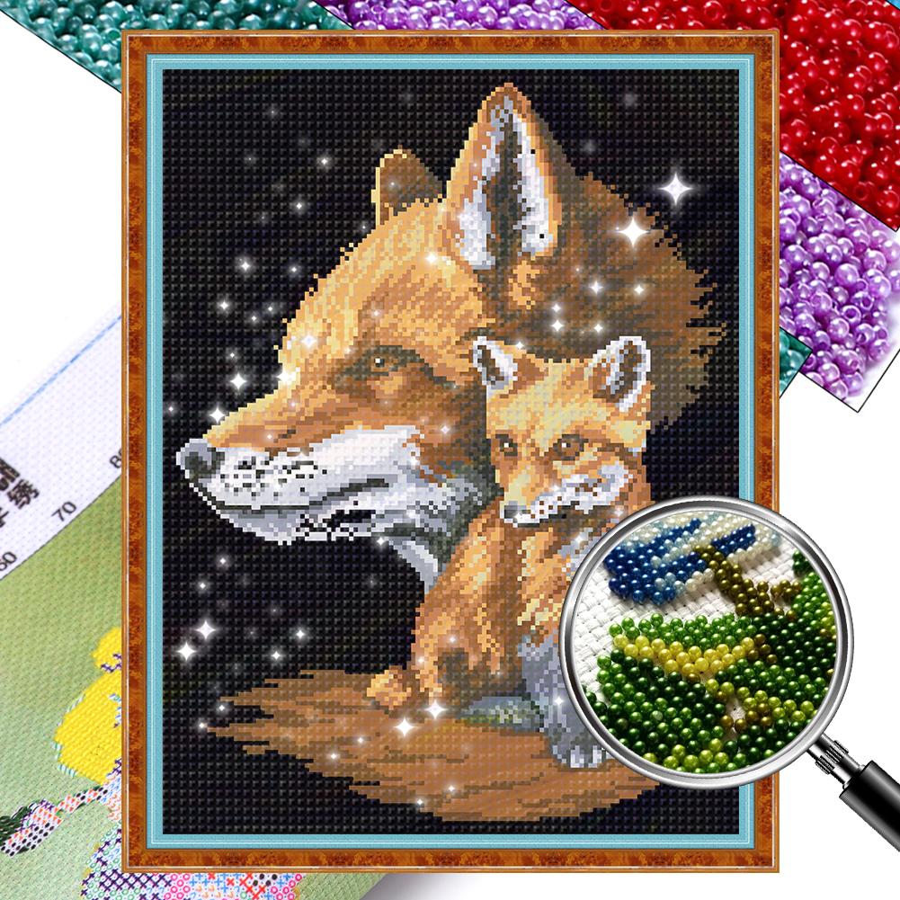 Partial Embroidery Bead Animal 9CT DIY Cross Stitch Kit for Living Room Bedroom