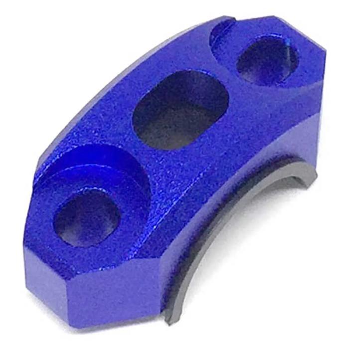 Support de réservoir de liquide de frein - ZETA RACING - UN.ZE40-9113 - Pince rotative - Aluminium - Bleu