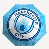 Manchester City, Badge Automatic Opening and Closing, 8 rib Structure Portable Umbrella, Suitable for Men and Women in All Seasons  Perfect