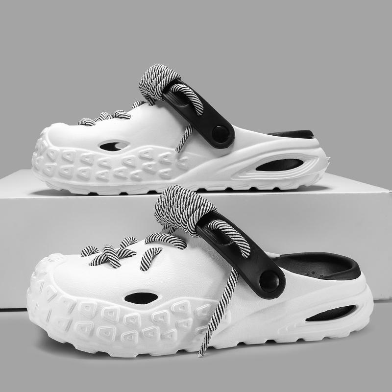 NEU 2025 Sommer Dicke Sohle Sandalen Herren Damen Lässige Strandschuhe Ausgehöhlt Outdoor Hausschuhe Höhle Gartenschuhe