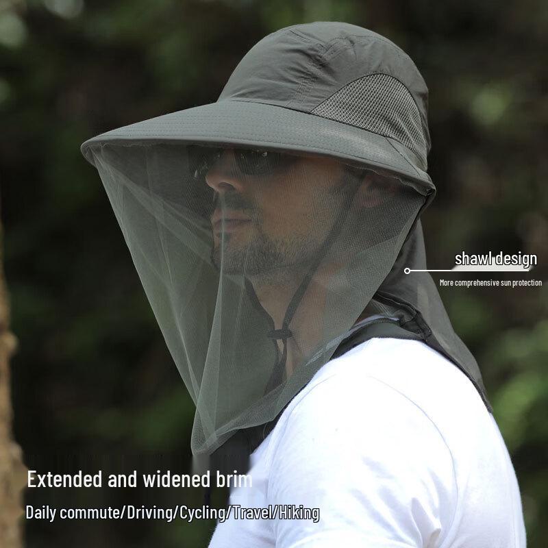 Outdoor Anti-Mosquito Fishing Hat