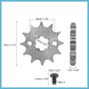 BULLSPANN Fitting Screw Metal Titanium Tone Motorcycle Sprocket Front Engine Sprocket 428 Chain 12T 17mm Replacement Parts Accessories Replacement