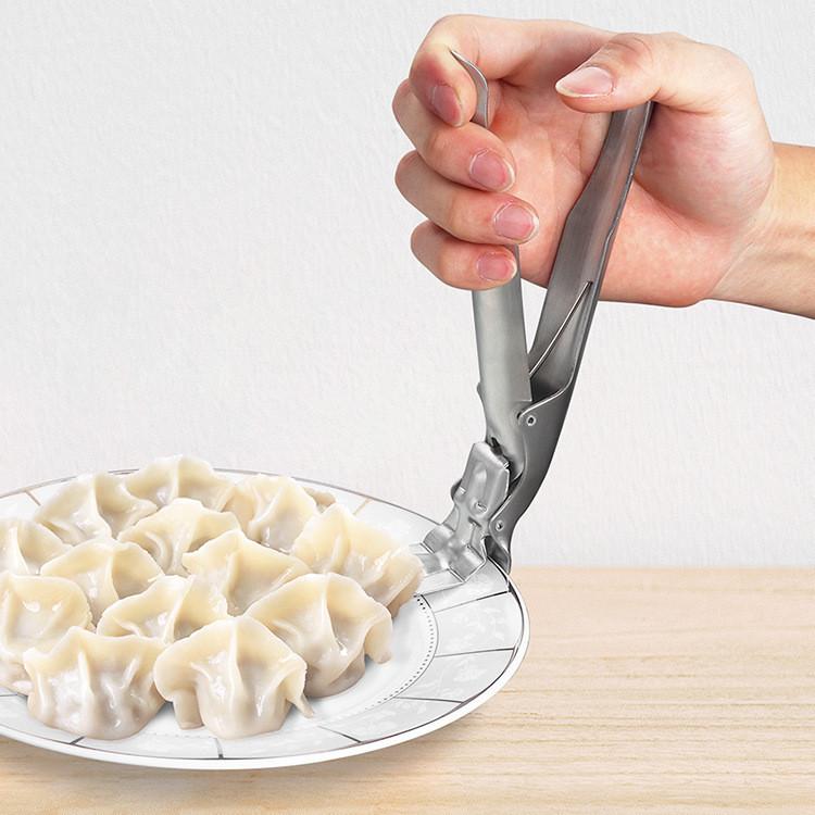 Modern Stainless Steel Heatresistant Dish Tongs For Safe Handling And Serving