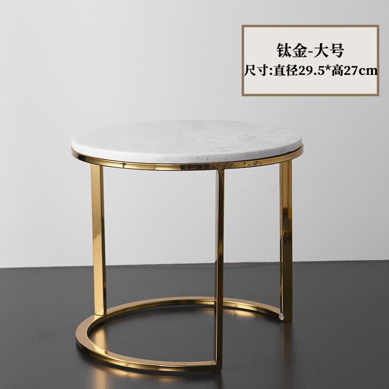 Creative Marble High Footed Fruit Tray Decoration Nordic Wedding Party Dessert Display Rack Home Decoration Cake Tray Tableware
