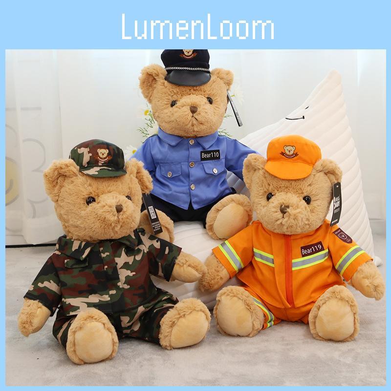 Orso Poliziotto Peluche Carino Per Bambine Animale di Peluche Morbido e Coccoloso Per la Nanna e il Gioco Vendita all'Ingrosso dalla Fabbrica