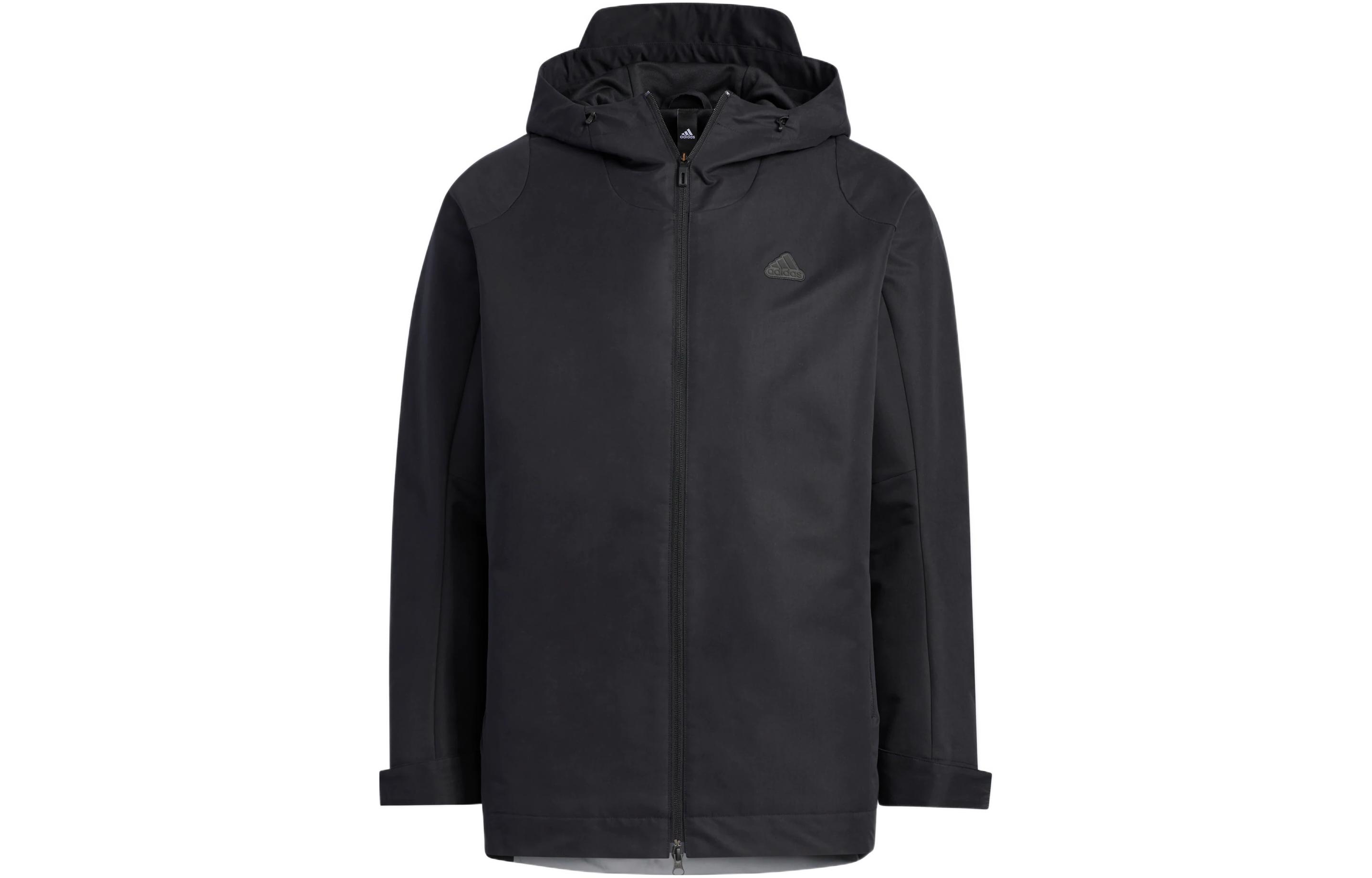 Adidas Jackets Men s Black Hooded Moderate Other HY5829 L