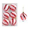 6Pcs/box 6cm Christmas Ball Ornaments Xmas Tree Hanging Pendant Christmas Decorations for Home 2025 Navidad Natal New Year Gift