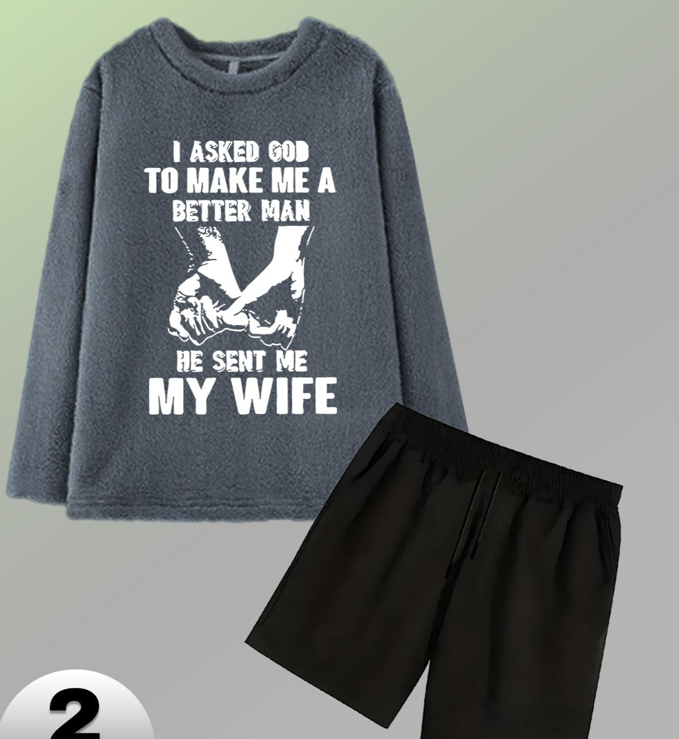 

Flannel Sleep Shorts Set for Men, Skin-Friendly & Warm, Ideal for Nightwear XXL сірий