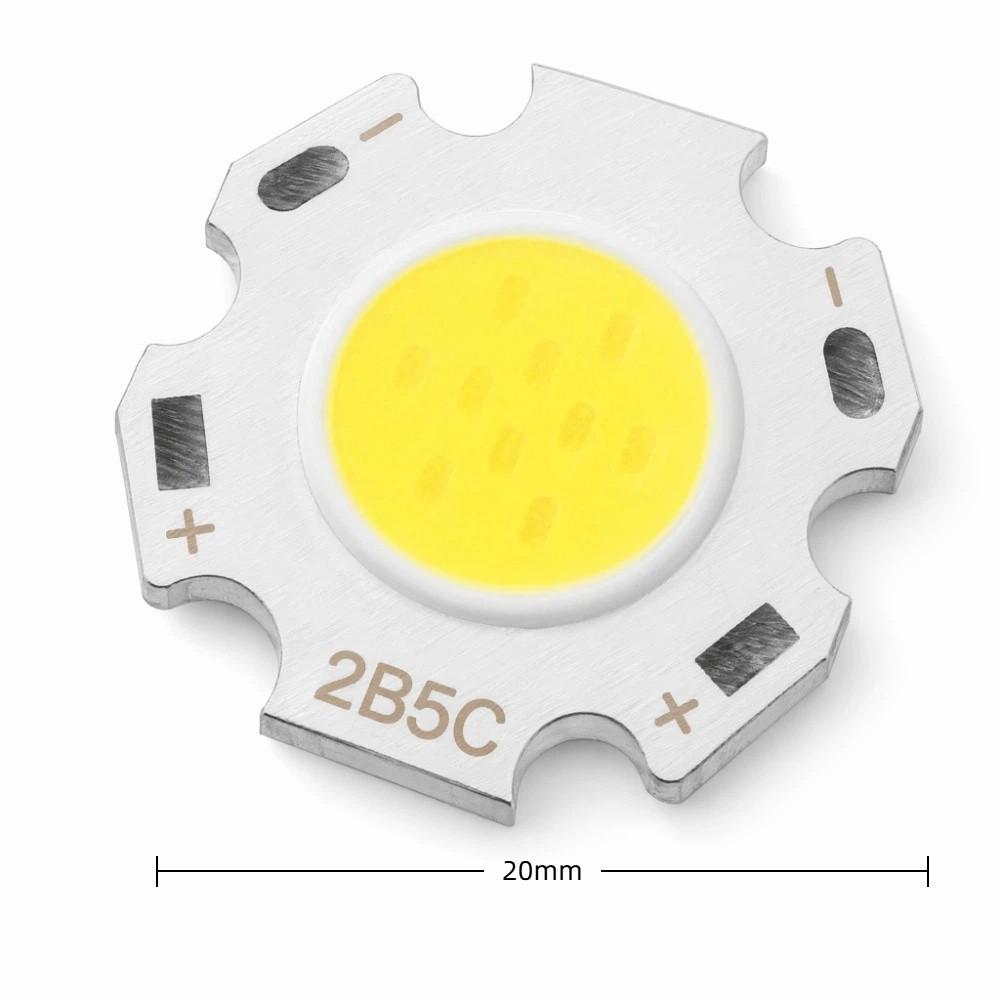12PCS 5W COB Light Emitter 15-17V COB LED Chip Beads Easy Energy Saving Bulb Downlight Ceiling Lamp
