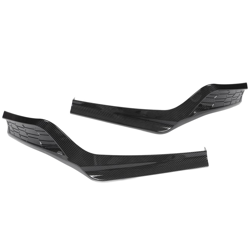 2pcs Rear Bumper Lip Left Right Bumper Wrap Angle Replacement for Civic 11th 2022 and Up Carbon Fiber Style