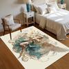 Non-Slip Carpet Angel Warrior Rugs Washable Carpets for Living Room & Bedroom Baroque Design Floor Mat for Luxury Home Decor Rug
