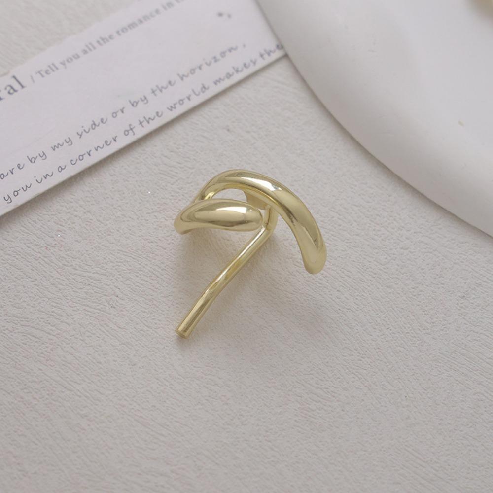 Chic Metal Smooth Hair Claw Clips Simple Geometric Hairpin Low Ponytail Hair Claws Women Girls Hair Stickers Hook-off Accessorie