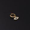 Micro-Pavé Zircon Irregular Ear Cuff Earrings