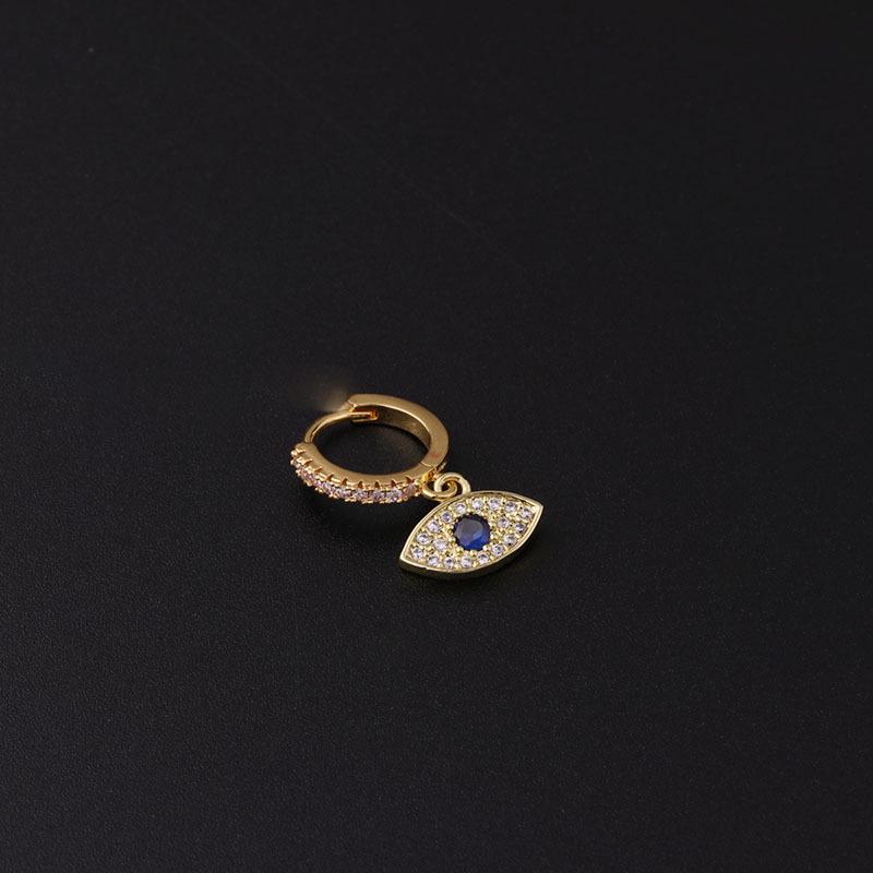 Micro-Pavé Zircon Irregular Ear Cuff Earrings