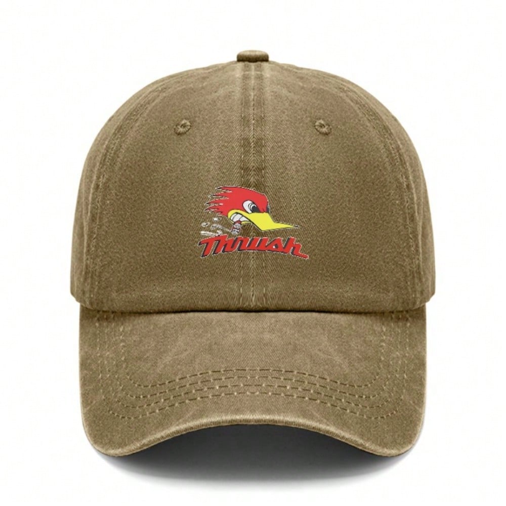 [Vintage Baseball Cap] Thush Duck Print Polyester Adjustable Sun Hat Unisex Streetwear Outdoor Sports - Gift For Him