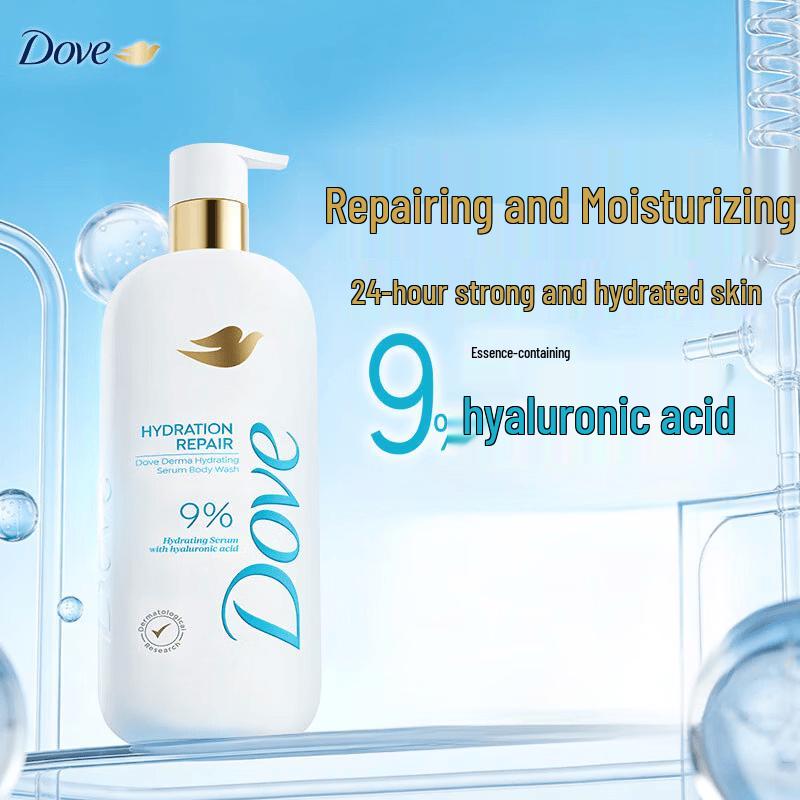 Dove Expert Hydration Гель для душа с гиалуроновой кислотой