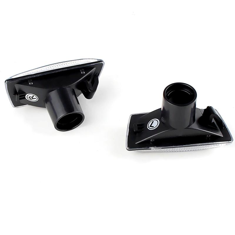 2PCS Side Indicator Turn Signal Marker Light Lamp Cover Shell (No Bulb) For Opel Adam Astra H GTC VXR Corsa D/Chevrolet Cruze