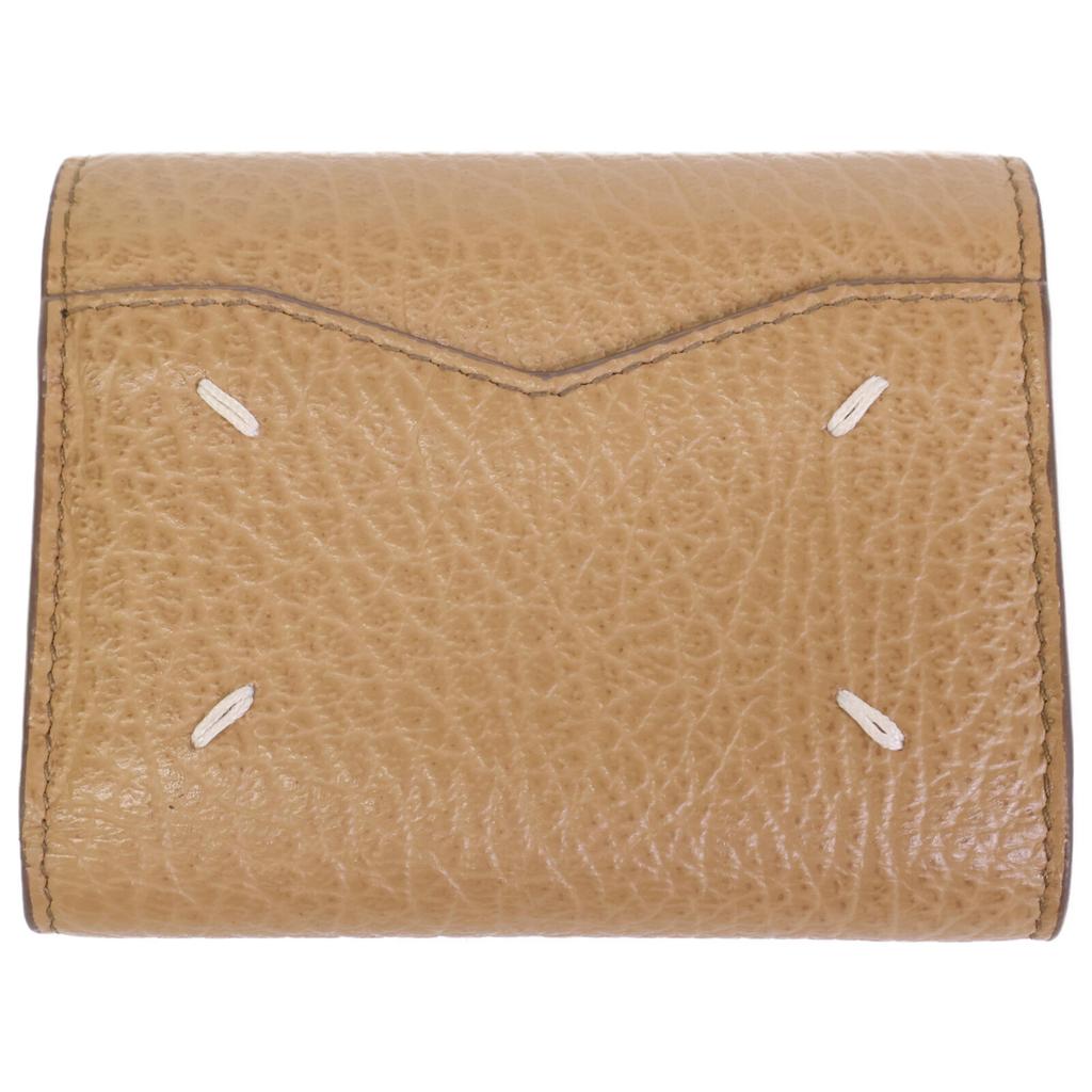 Maison Margiela [Good Condition] 11 S56UI0136 P0399 T2281 4 Stitches Tri-fold wallet (with Coin Pocket) beigeUsed
