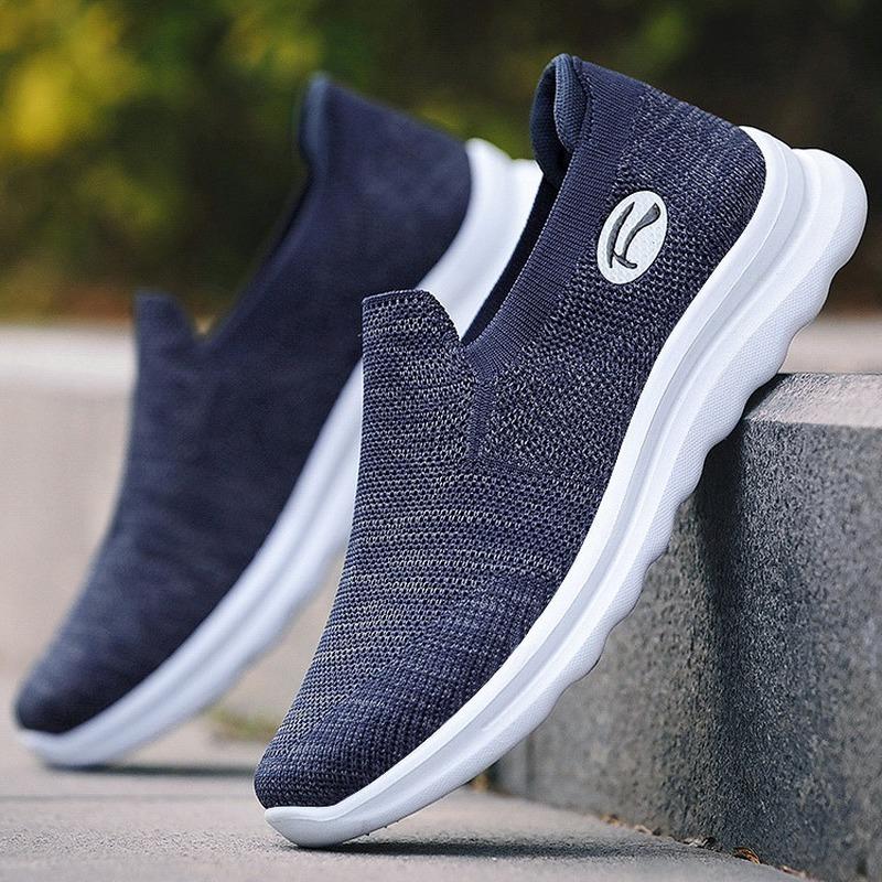 Fashion Shoes Men's 2024 New Casual Men's Shoes Soft Bottom Breathable Slip-on Trendy Shoes Sports Shoes Men