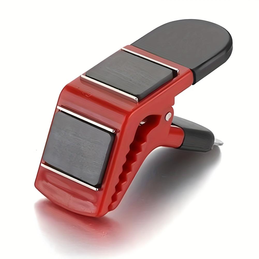 

Магнитный держатель для кисти, консервный нож, прочный пластиковый многофункциональный зажим, инструменты для покраски банок с краской 1pcs красный