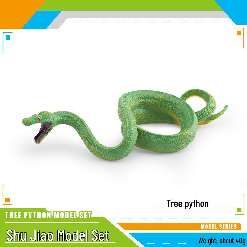 Reptile Simulation: Snake Wildlife Toy - Children's Cognitive Decor Model