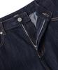 MUSINSA STANDARD Linen-Like Wide Denim Pants [Deep Indigo]