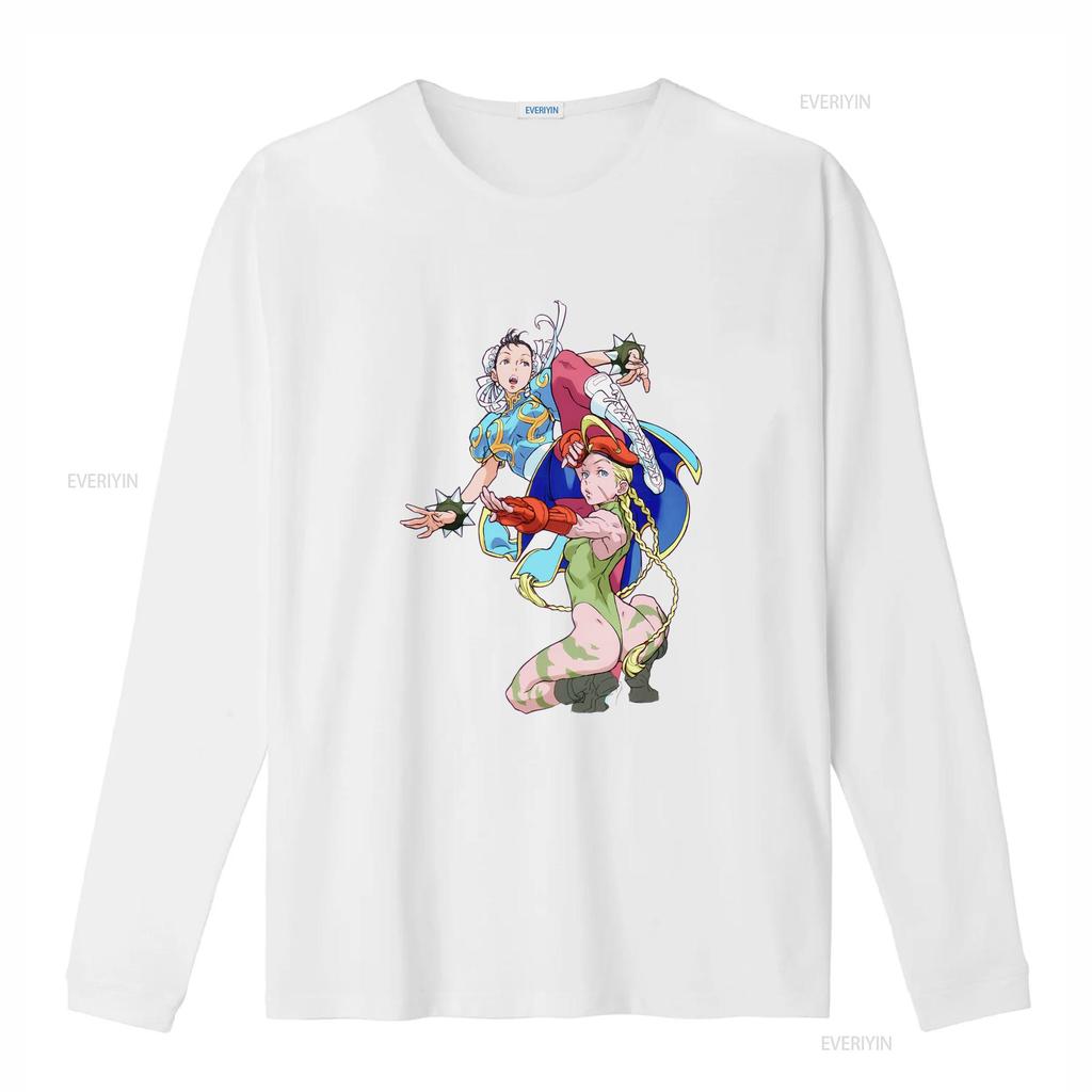 Chun Li Cammy Kung Fu Fighting Premium T Shirt Characters Art s vintage Washed graphic Stretched Slightly Soft Unisex