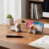 Cute Desk Organizer Desktop Astronaut Ornaments Holder Decoration Astronaut Bracket Cartoon Crafts Lazy Bracket Living Room