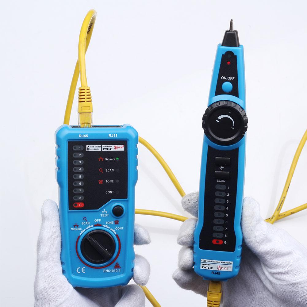 BSIDE Wire Network Cable Tester Rj45 Tracker Fwt11 Rj11 Cable Ethernet Line Finder