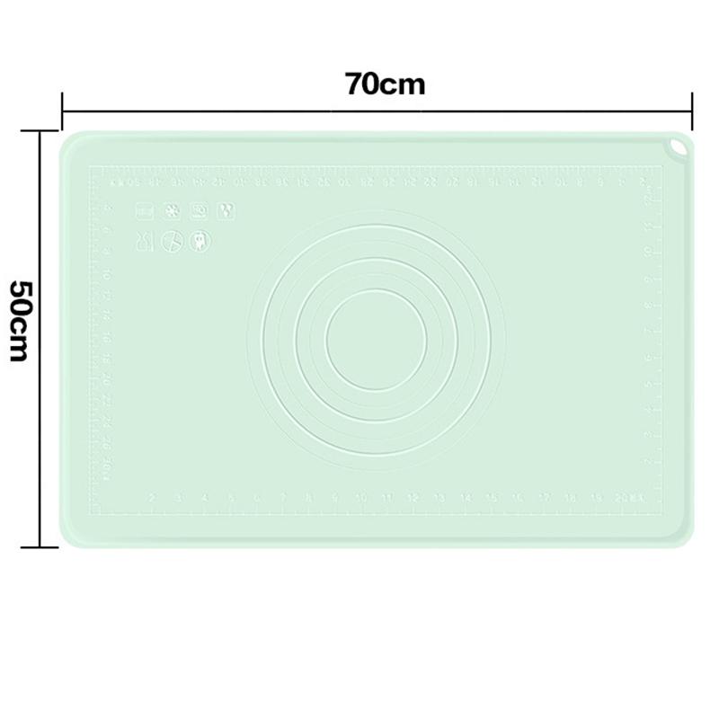 Silicone Mat Kitchen Kneading Dough Baking Mat Dough Pads Tools Sheet Accessories Cooking Cake Pastry Non-stick Rolling
