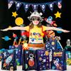 Space Goodie Bags, 24 Pcs Space Party Favor Bags Set Outer Space Treat Bags Space Gift Bags for Space Birthday Party Decorations