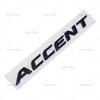 ACCENT Labeling Suitable for Hyundai Accent Rear Emblem English ABS Labeling car sticker emblem XX44