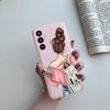 Cover Case For Samsung A34 5G Phone Shell On Samsung Galaxy A54 5G Back Cover Girl Silicone Soft Casing Shockproof Bumper Fundas