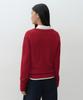 MUSINSA STANDARD WOMAN [Victoria Wool] Women'S V-Neck Knit [Red]