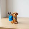 Waterproof Dog-Shaped Pencil Cup Resin Stationery Storage Box Makeup Brush Holder  Students