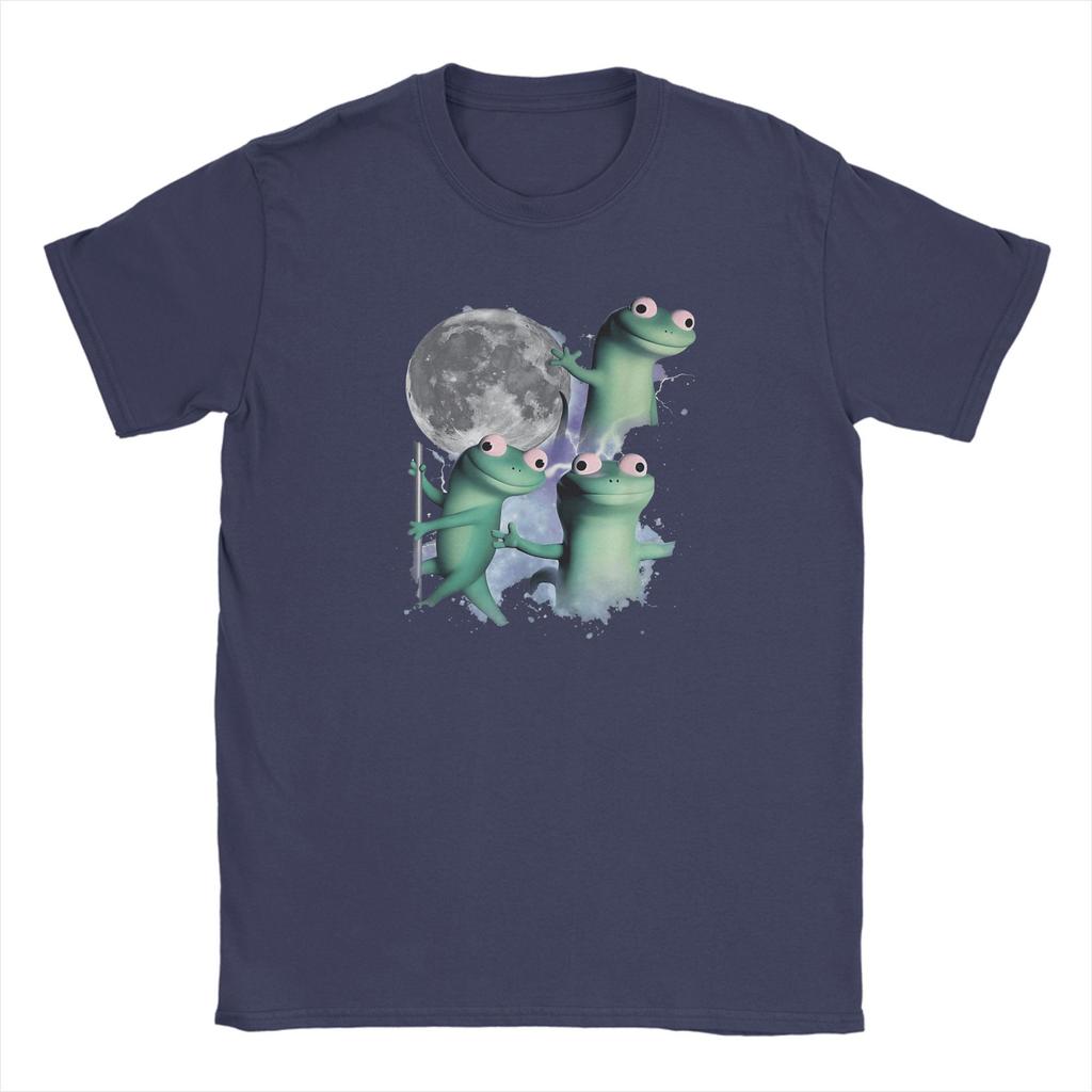 Men's T-Shirts Funny Weird Animal Lizard Meme Vintage 100% Cotton Tee Shirt Short Sleeve T Shirt Crew Neck Clothes New Arrival