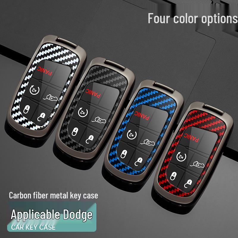 Dodge Journey Challenger RMA Ram Full-Cover Metal Key Case for Men