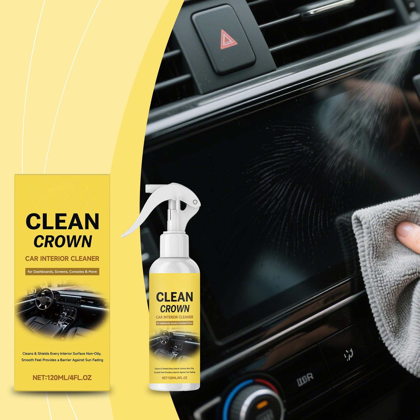 

Car Interior Cleaning Spray, Interior Surface Cleaning, Stain Removal, Polishing And Daily Maintenance Cleaner, 120ML One Size